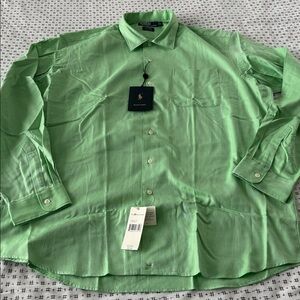 Vintage Polo Ralph Lauren Mint Green Bonnard Shirt, cotton, NWT, size L
